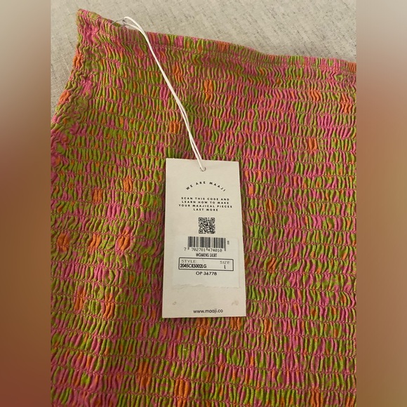 NWT Maaji Cornflower Marianne Skirt Set- Large - Picture 8 of 10